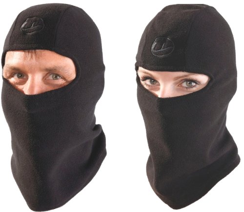 Ultrasport Pasamontañas de Forro Polar - Máscara de Invierno para Esquí y Snowboarding - Máscara Balaclava Unisex Muy Resistente al Viento, Negro L