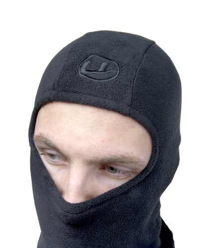 Ultrasport Pasamontañas de Forro Polar - Máscara de Invierno para Esquí y Snowboarding - Máscara Balaclava Unisex Muy Resistente al Viento, Negro L