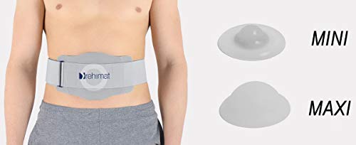 Umbilical Hernia Belt, espuma EVA termoformada, almohadilla de silicona anatómica (Mini PAD)