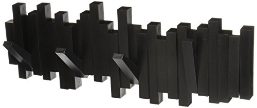 Umbra 318211-040 Perchero decorativo de pared Sticks Negro