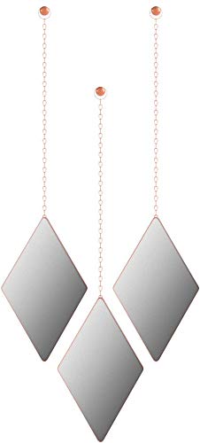 Umbra Dima - Espejos Suspendidos en Forma de Diamante