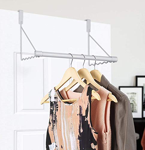 UMI. by Amazon - Colgador de Puerta, Perchero de Puerta para Ropa, Blanco