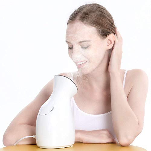 UMI by Amazon Sauna Facial Vaporizador Facial Sauna Spa de Vapor NanoiÓNico para Limpieza Profunda del Cutis Que Ayuda a Abrir los Poros, Dorado