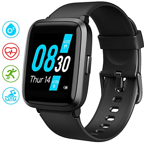 UMIDIGI Reloj Inteligente con Oxímetro (SpO2) Smartwatch con Monitoreo de Frecuencia Cardíaca para Hombre Reloj Deportivo para Mujer Rastreador de Ejercicios Monitor de Sueño para iPhone Android