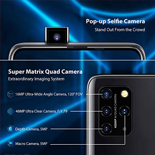 UMIDIGI S5 Pro Smartphone 6GB RAM + 256GB ROM Movils, 6.39"AMOLED Pantalla Completa, Procesador Octa-Core Movil Libre con batería de 4680mAh con cámara cuádruple AI de 48MP, NFC, Android 10