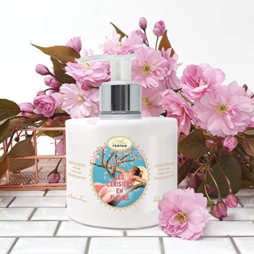 Un Air d'Antan - Loción para manos, gran formato, con dosificador, flores de cerezo, 300ml