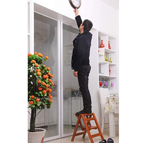 Un Marco Escalera Plegable telescópica Extensión Extensible Escaleras portátiles Plegables Escaleras Interiores al Aire Libre Capacidad de Carga de 330 Libras para Cocina al Aire Libre