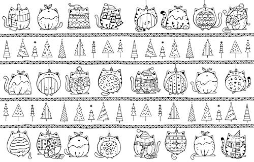 Un millón de gatos navideños: felinos festivos para colorear (Obras diversas)