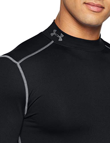 Under Armour Coldgear Armour Mock Camiseta De Manga Larga, Hombre, Negro (Black/Steel 001), L