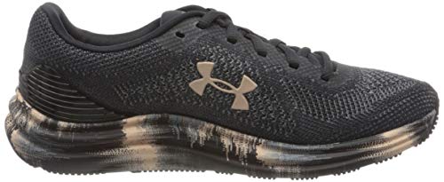 Under Armour Liquify Print, Zapatillas para Correr para Mujer, Morado Oscuro/Rosa Desierto/Rosa Desierto (500), 43 EU