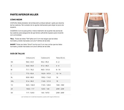 Under Armour Mujer UA Heatgear Ankle Crop, Leggings Capri