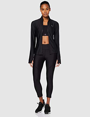 Under Armour Rush - Sujetador Deportivo para Mujer, Mujer, Sujetador Deportivo, 1351989-001, Negro/Jet Gray/Negro (001), 85D