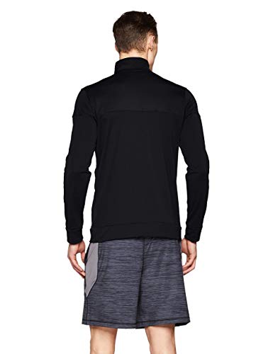 Under Armour Sportstyle Pique Track Jacket Chaqueta, Hombre, Negro (Black/Black 001), L