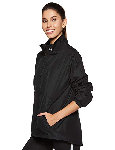 Under Armour UA International Jacket Chaqueta, Mujer, Negro (Black), LG