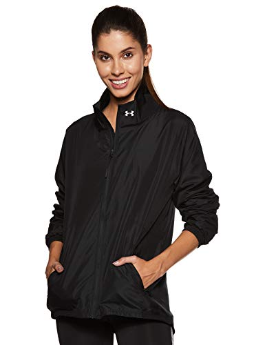 Under Armour UA International Jacket Chaqueta, Mujer, Negro (Black), LG