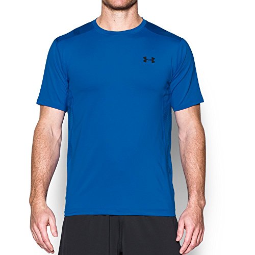 Under Armour UA Raid SS Camiseta Deporte, Hombre, Azul (Blue Marker), XL