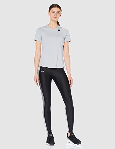 Under Armour UA Rush Short Sleeve Camiseta, Mujer, Gris (Mod Gray/Black 011), M