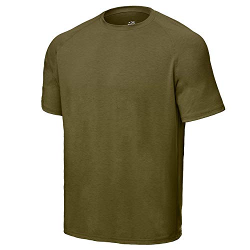Under Armour UA Tactical Tech Camiseta Masculina, Camiseta Transpirable, Ancha Camiseta de Manga Corta Que se Seca rápidamente, Marine Od Green/Clear (390), MD