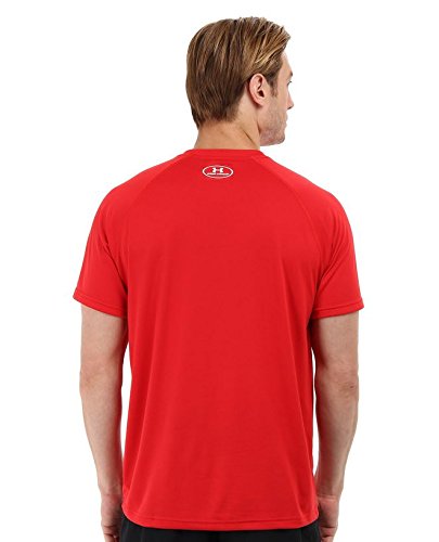 Under Armour Ua Tech Ss Tee, Camiseta De Fitness Hombre, Rojo (Red), M