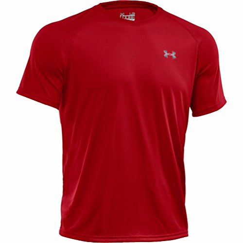 Under Armour Ua Tech Ss Tee, Camiseta De Fitness Hombre, Rojo (Red), M