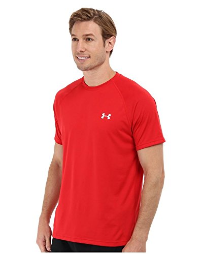 Under Armour Ua Tech Ss Tee, Camiseta De Fitness Hombre, Rojo (Red), M