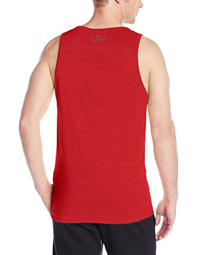 Under Armour UA Tech Tank Camiseta sin Mangas, Men, Rojo, L