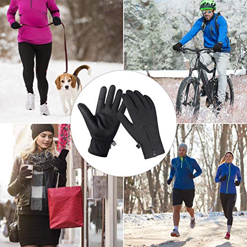 Unigear Guantes de Invierno Super Cálido Impermeable Pantalla Táctil A Prueba de Viento Antideslizante para Acampada y Senderismo Moto Ciclismo Hombre Mujer