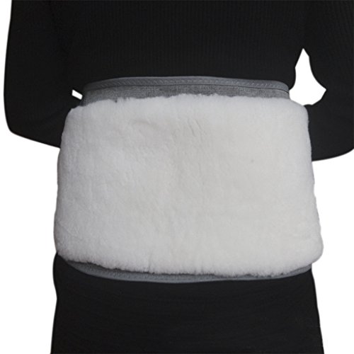 Unisex invierno regla térmico calentador de cachemir cintura lumbar apoyo cinturón acogedor cálido Protector Abdominal Estómago envoltura corporal banda espalda y riñones cartón gris, mujer, gris