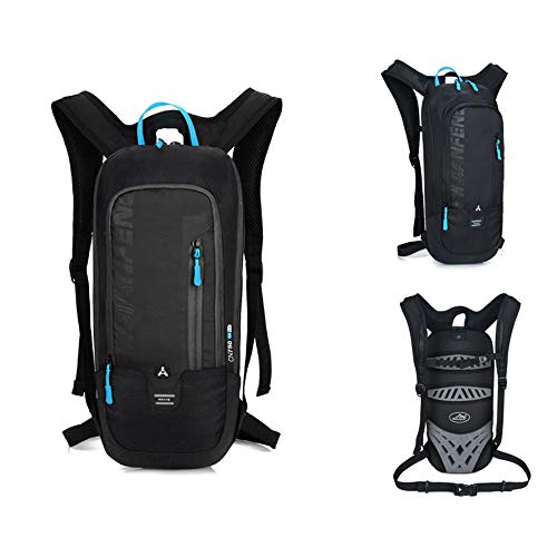 Unisexo Mochila Impermeable para Correr en Bicicleta Senderismo Ciclismo de Montaña Esquí de Snowboard, Mochila Transpirable para Deportes al Aire Libre Cámping,10L