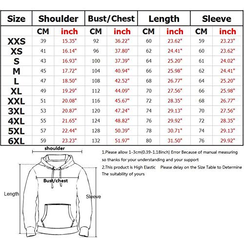 Unisexo Sudadera con Capucha 3D Imprimir Anime Totoro Imprimir Manga Larga Encapuchado Pullover Sudadera Escudo Bolsillo,XXL