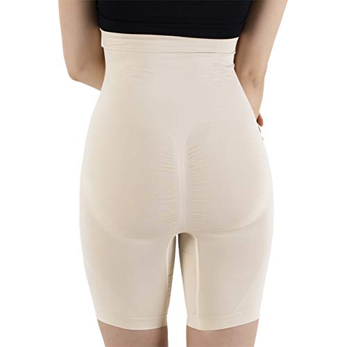 UnsichtBra Pantalones de compresiónde Mujer moldeadores de Talle Alto con Pierna Larga (sw_0600) (XXL (52-58)), Beige