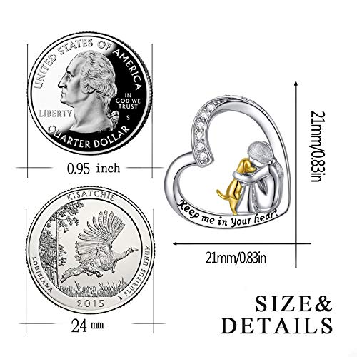 UPANV Regalos De Mamá para Madre E Hijo, Collar, Mamá, Niño, Bebé, Collares, 925, Plata, Madre, Hija, Joyería, Regalo para La Futura Madre, Esposa, Mujer