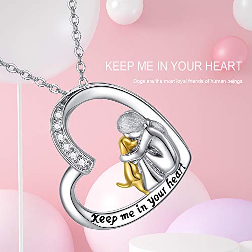 UPANV Regalos De Mamá para Madre E Hijo, Collar, Mamá, Niño, Bebé, Collares, 925, Plata, Madre, Hija, Joyería, Regalo para La Futura Madre, Esposa, Mujer