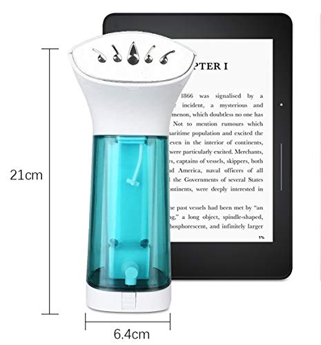 URAQT Plancha Ropa Vapor Vertical, Plancha de Vapor de Viaje, 880W 15s Plancha Vertical Viaje de Ropa con Vapor Doble, Vertical y Horizontal, Desmontable Tanque de Agua, Hogar y Viajes y línea es 1.7m