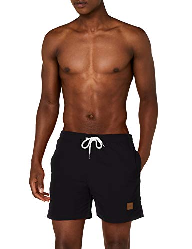 Urban Classics Block Swim Shorts Bañador, Negro, 2XL para Hombre