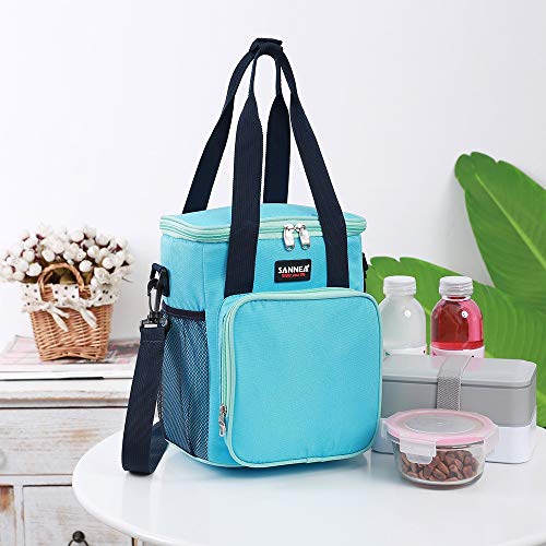 URIBAKY Bolsa TéRmica Bolsa De Comida Portador De Alimentos Capacidad Grande Aislada Para Trabajo/Oficina/Escuela/Picnic