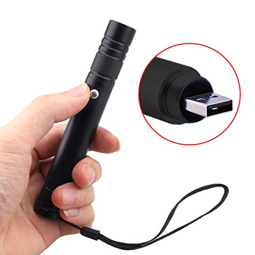 USB Linterna recargable Puntero Potente Presentador verde Deporte Linterna al aire libre Localizador de larga distancia