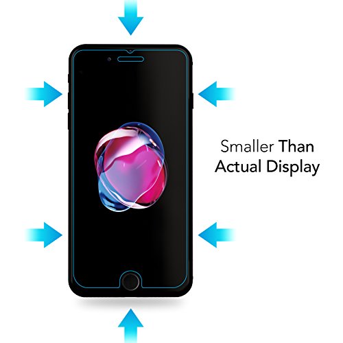 UTECTION 2X Protector de Pantalla para Apple iPhone 8 Plus - Vidrio Templado 9H Crystal Clear - Máxima protección Anti-Golpes - Sin Burbujas Cristal blindado Transparente