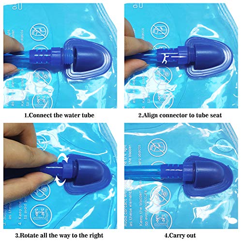 UTOBEST Bolsa de Hidratación de Bolsa de Agua para 2L