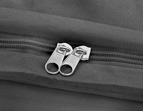 Utopia Bedding Juego de Funda de Edredón - Microfibra Funda de Nórdica y 2 Fundas de Almohada - (Cama 135/150, 230x220cm, Gris)