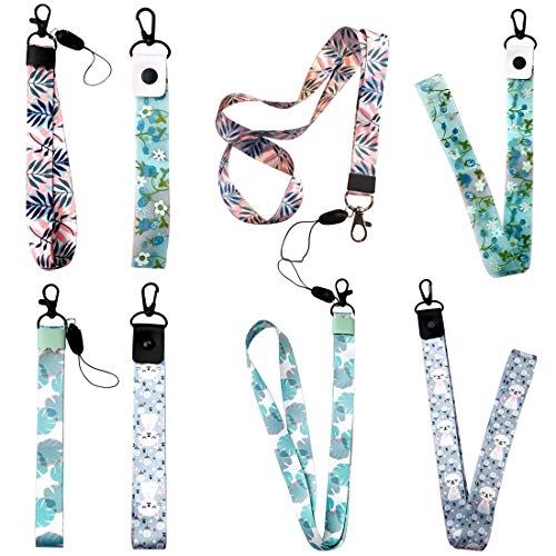 uu19ee Correa del teléfono móvil Flor Lanyard Correa para el Cuello para Llaves ID Card S For USB Badge Holder DIY Cuerda para Colgar
