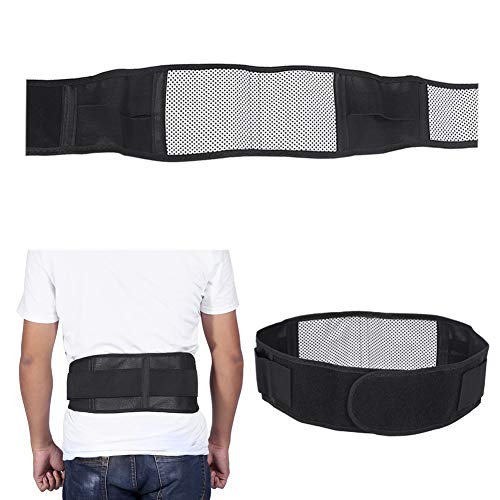Uxsiya Almohadillas térmicas para cinturón Cinturón de Calor para la Cintura Soporte para Terapia Lumbar Cuidado de la Cintura Abdominal Kit Lumbar Muscular para Hombres y Mujeres Almohadilla