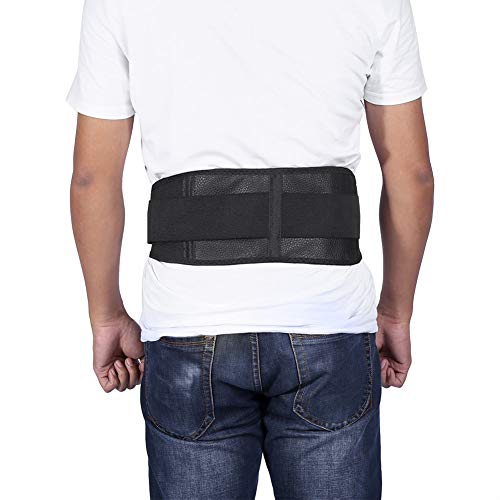 Uxsiya Almohadillas térmicas para cinturón Cinturón de Calor para la Cintura Soporte para Terapia Lumbar Cuidado de la Cintura Abdominal Kit Lumbar Muscular para Hombres y Mujeres Almohadilla