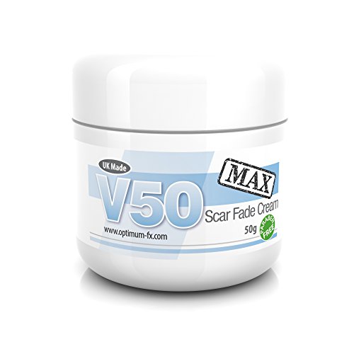 V50 MAX Crema Atenuante De Cicatrices DOBLE EFECTIVIDAD Tratamiento Para Cicatrices Viejas y Nuevas Rojeces Faciales y Manchas Utilízala en Cualquier Parte del Cuerpo 50 g