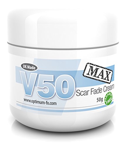 V50 MAX Crema Atenuante De Cicatrices DOBLE EFECTIVIDAD Tratamiento Para Cicatrices Viejas y Nuevas Rojeces Faciales y Manchas Utilízala en Cualquier Parte del Cuerpo 50 g