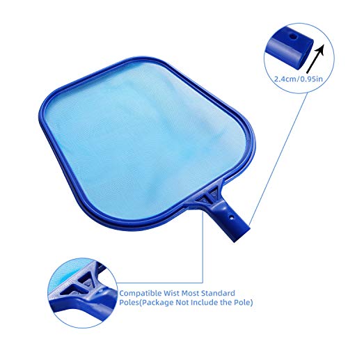VABNEER Recoge Hojas Recogehojas para Piscinas Pool Net Leaf Skimmer(No Incluye el Mango)