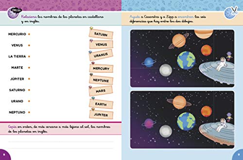 Vacaciones en el espacio - 2º de primaria: Cuadernos de vacaciones por proyectos (Juega y aprende)
