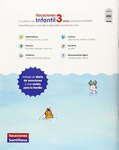 VACACIONES INFANTIL 3 AÑOS - 9788468087696