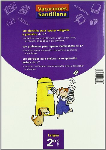Vacaciones Santillana, lengua, ortografía y gramática, 2 Educación Primaria. Cuaderno - 9788429407570