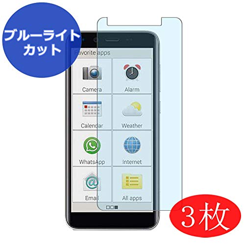 VacFun 3 Piezas Filtro Luz Azul Protector de Pantalla para Emporia Smart 3 Mini, Screen Protector Sin Burbujas Película Protectora (Not Cristal Templado) Anti Blue Light Filter